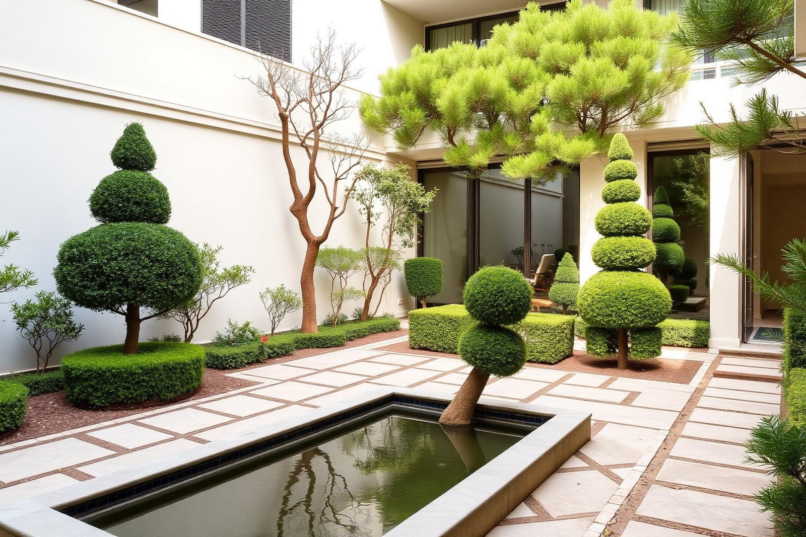 Residence patio — mood study