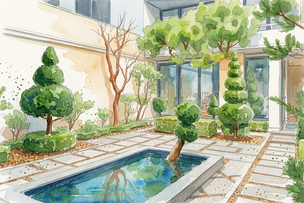Plans and sketches — graphic study